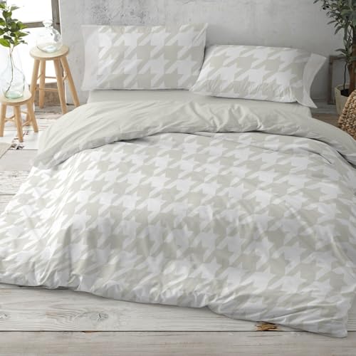 Burrito Blanco - Cotton duvet covers - Bed from 150 to 160 cm (+Available measurements) - Design 631 - Khaki color (150-160x190/200 cm.)