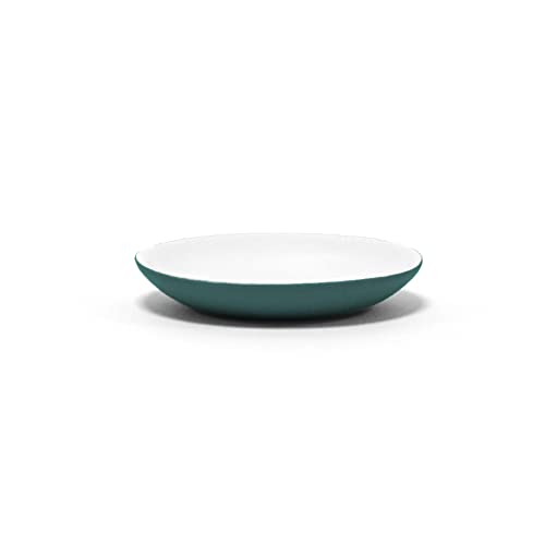 Interior softness, soap dish (diameter 11.5 x 2 cm) Mambo Emeralda, Soft Touch Stoneware