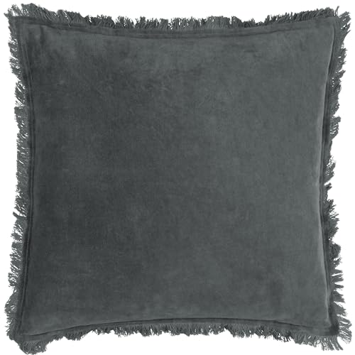 Yard Jaye Velvet Fringed Feather Filled Cushion