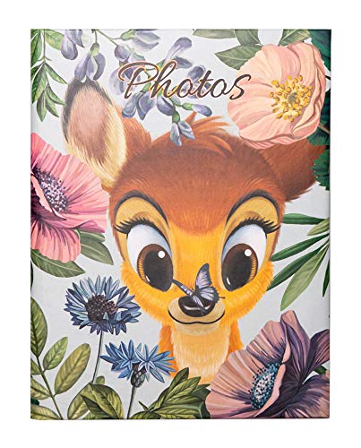 Grupo Erik Disney Bambi 6x4 Photo Album Slip In - Gifts, Merchandise - Photo Albums 6x4 100 Photos - 10x15 cm Memory Book - Disney Gifts for Women & Men, Photo Gifts for Adults & Kids