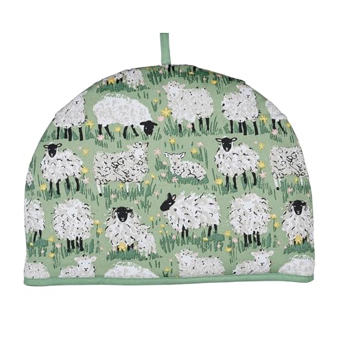 Ulster Weavers Woolly Sheep Tea Cosy, 100% Cotton Teapot Cover, Farmhouse Sheep Design, Insulated Tea Pot Warmer, 35 x 35cm, Country Kitchen Accessory