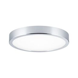 Paulmann 70882 Aviar Ceiling luminaire LED Panel Ceiling lamp Flat Ceiling Light IP44 Splash-Water Protected 20W Bathroom lamp Chrome Including lamp
