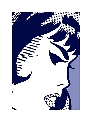 Komar Wall Picture Agent Black Widow 30 x 40 cm Marvel Children's Room Wall Picture