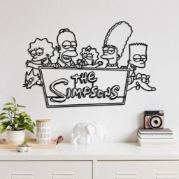 Stylish Black Decorative Metal Wall Accessory, 62 x 40 cm, 100% Metal, 1.5 mm Thickness, Perfect for Modern Home Decor & Unique Wall Art