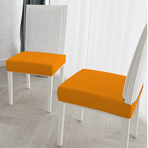 Italian Bed Linen MB Home Basic Most Beautiful Chair Cover, Orange