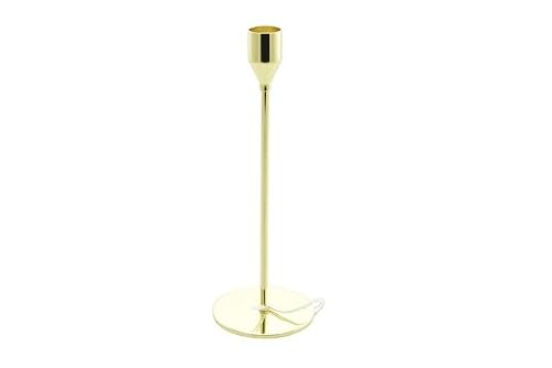 Nataluna CANDLE HOLDER Gold d. 8x23 cm 2628528, As Photos, Unique