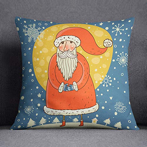 Questo Casa Christmas Tree Cushion Cover with Invisible Zipper Cushion Cover Decorative Cushion Cover Home Decor Sofa Coffee House Size 45 x 45 cm - Designed and Made in Turkey
