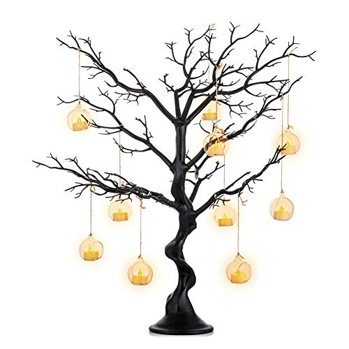 Sziqiqi Artificial Fake Decorations Trees for Tabletop, Table Centerpieces Tree for Weddings Christmas Birthday Party Home Indoor Outdoor Decoration, 1 Pcs