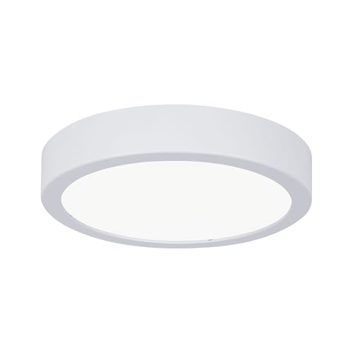 Paulmann 78924 LED Ceiling luminaire Panel Aviar IP44 Round 220 mm 4000K White incl. 1x13 Watt dimmable Light Panel Plastic