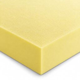 Starlight Beds Single Memory Foam Mattress Topper ??? 2.5cm Deep - Soft Support Comfort Layer for Single Beds, 3ft x 6ft3. Yellow (90 x 190cm)