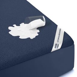 Waterproof Mattress Protector USA King Size, Premium Terry Mattress Protector by Utopia Bedding