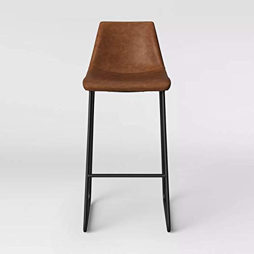 Project 62 Bowden Faux Leather Barstool Stool (Caramel Brown) One