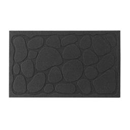 Douceur d'Intérieur Graphite Rectangular Entrance Mat, Multi-Colour, 45 x 75 cm