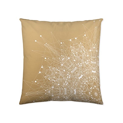 Euromoda Tyrell Ochre Cotton Cushion Cover without Filling