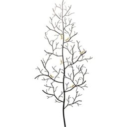 Kare Design Coat Rack Ants On A Tree Big, Gold, Black, steel powder-coated, ant figures design, wall coat hanger for robe and clothes, for hallway, entrance, assembled, 160x68,5x7,5cm (H/W/D)