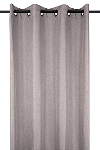 LOVELY CASA r68538002 Bea Polyester Eyelet Curtain 260 x 140 cm