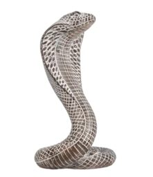 Nikki and Max Cobra Statue Sculpture, Resin, 7.08 inches, Home Decor. New Year 2025, Ceramic Snake