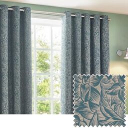 furn. Wylder Nature Grantley Jacquard Eyelet Curtains