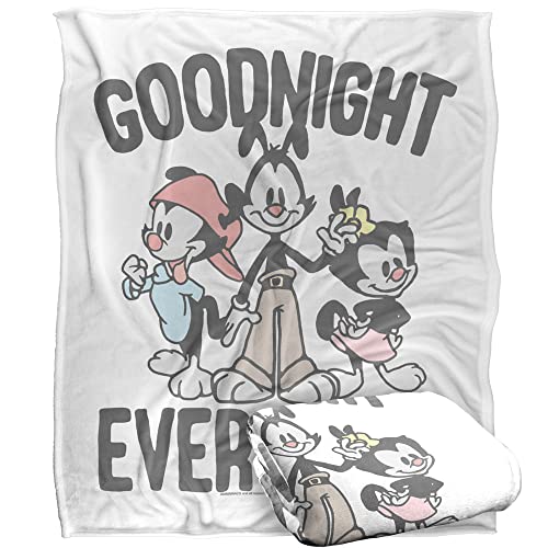 ANIMANIACS Blanket, 152 x 127 cm The Siblings Silky Touch Super Soft Throw Blanket
