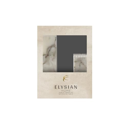 Marble Design Table Candle in Gift Box
