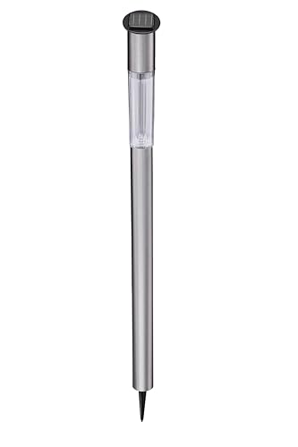 Grundig Solar Light for Outdoor - Garden Lantern with Stainless Steel Housing - IP44 Weatherproof Solar Light for Outdoor Garden Lighting