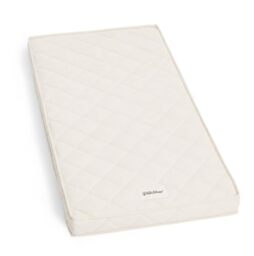 The Little Green Sheep Twist Cot Bed, Breathable Mattress (for Boori Crib), 77 x 132 cm, Coconut Coir, Cotton, Wool, Latex, Colour, To fit 77cm x 132cm