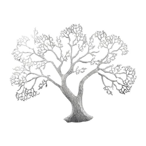 GILDE Wall Decoration Wall Relief Tree Decoration Living Room 78 x 62 cm