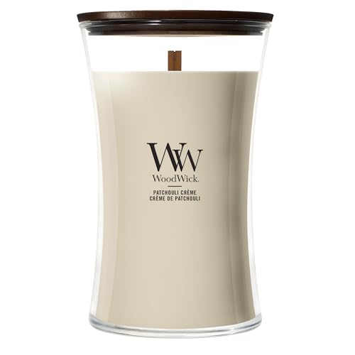 WoodWick - Large Candle - Patchouli Crème - Great Gift for Women