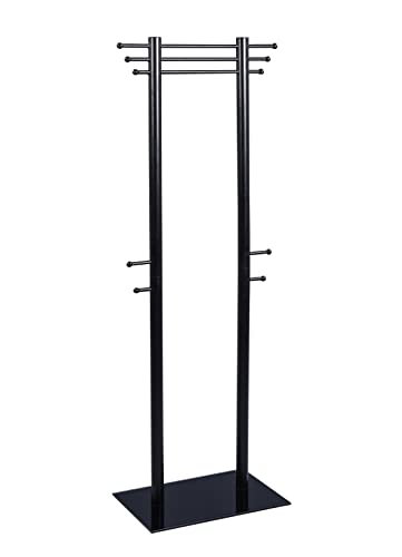 M2 Kollektion Madrid Metal/Glass Clothes Rack 67 x 189 x 40 cm