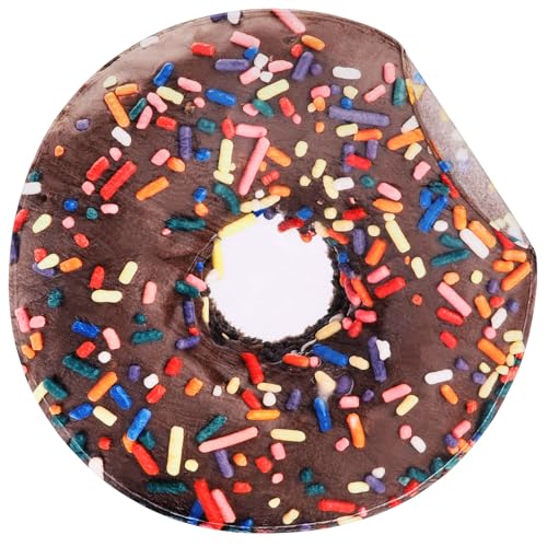 SeaRoomy Donuts Blanket, Wrap Throw Food Blanket, Novelty Funny Flannel Round Blankets Funny Gifts for Teens Boys and Girls