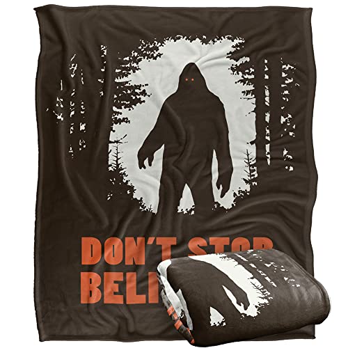 Bcreative - Ephemera Bigfoot Don'T Stop Believing Silky Touch Super Soft Throw Blanket 152 X 127 Cm
