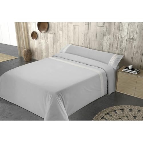 Pierre Cardin Elisa Grey Duvet Cover Set 150 Bed 2 Pieces 3 Pieces