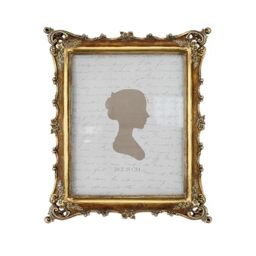 Sunlit Vintage Picture Frame 8x10 Inch, Luxury Antique Photo Frames with Glass Front, Photo Display, Tabletop Wall Hanging, Gift Ideas, Bronze Gold