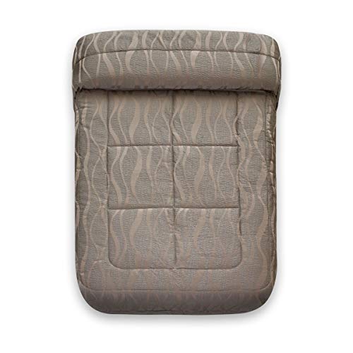 Sancarlos Jacquard Conce Duvet Conforter, Polyester, grey, double, 270 x 235 x 3 cm