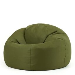 Bean Bag Bazaar Kingston Outdoor Bean Bag, Khaki, Garden Chair, Water Resistant Fabric, Large Gaming Beanbag with Filling Included, Comfy Chair, Garden Seat, Outdoor Seating