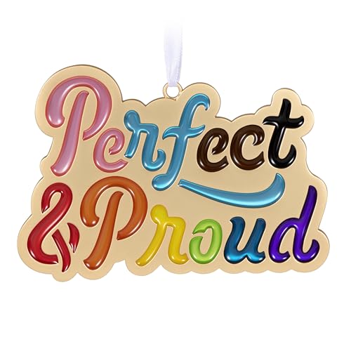 Hallmark Keepsake Christmas Ornament 2024, Perfect & Proud, Metal, LGBTQ Gift