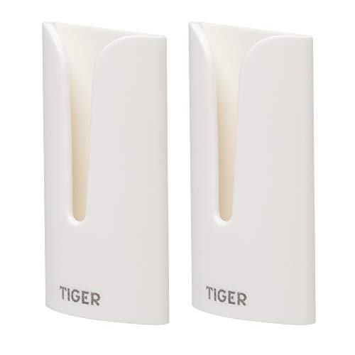 Tiger Tulip, Towel hook, White (set of 2), 14x31x60mm