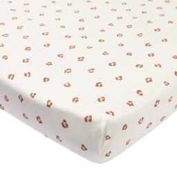Meyco Fitted Sheet Playpen 75 x 95 cm Jersey Fitted Sheet Mini Panther - 100% cotton, Oeko Tex certified, fitted sheet, all-round elastic band, breathable and skin-friendly