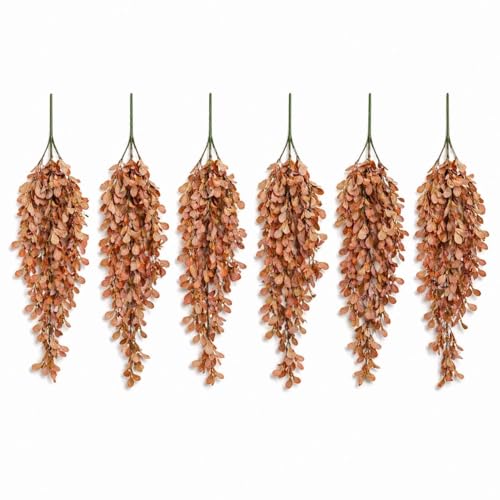 Multipack Leaf Design Artificial Hanging Plants
