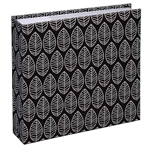 "Hama ""La Fleur"" Memo Photo Album, 22.5 x 22.5 cm for 200 photos in 10x15 cm format, Black"