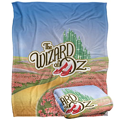 THE WIZARD OF OZ Logo Silky Touch Super Soft Throw Blanket 152 x 127 cm