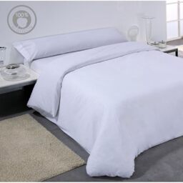 ECOMMERC3 - Duvet Cover for 200 x 200 cm Bed - Soft, Breathable and Resistant - White Duvet Cover - 100% Made in Spain for a Rest