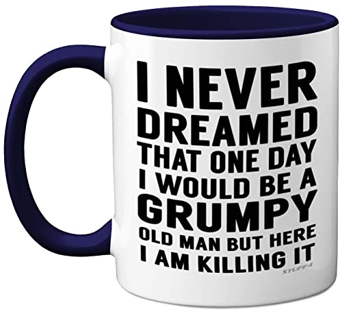 Stuff4 Grumpy Old Man Mug, Grandad Gifts - Dad, Father???s Day or Christmas Novelty Mug, Funny Gifts, Perfect Birthday Present, Funny for Men