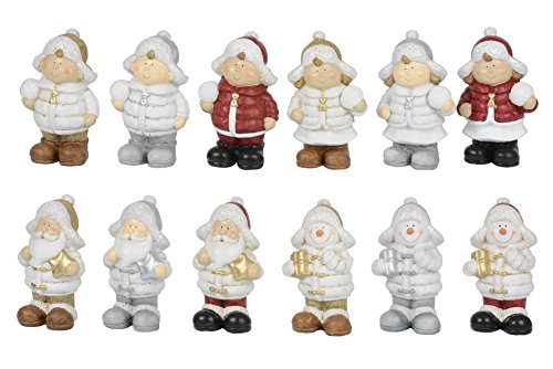 Christmas Gifts 88161 of 4 assorted Figurines Christmas This 14.5 cm Multi-Coloured