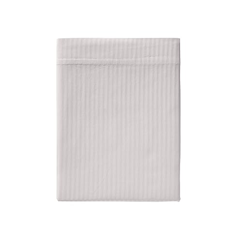 ESSIX Flat Sheet, Cotton Satin, Silver, 180x290 cm