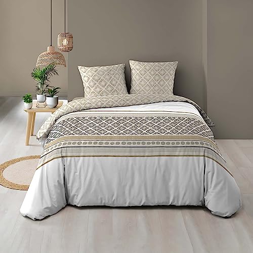 Douceur d'Intérieur, Sybil 3-Piece Bedding Set (260 x 240 cm) 100% Cotton