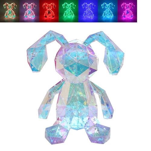 Lesser & Pavey Starlightz LED USB Rabbit Night Lights - Gift for Your Loved Ones - Living Room Décor Night Lamp - Decorative Night Lights for Home & Office