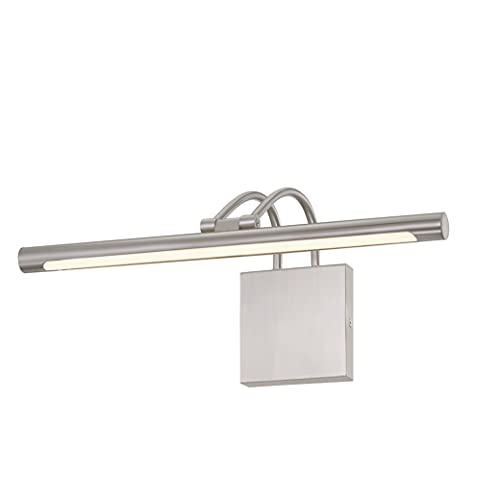 Westinghouse Lighting 75015 43 cm, 15 Watt Hardwire Adjustable Dimmable LED Picture Light, Brushed Nickel Finish, 3000K