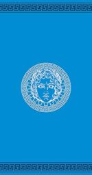 Miracle Home. Microfibre Towel Athena Blue, 100% Polyester, 75 x 145 cm. 15552