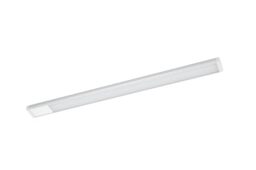 Eglo LED Under Cabinet Light Repilado, Kitchen Lighting Made of White and Silver Plastic, Under Cupboard lamp with Rocker Switch, Neutral White, 24 inches